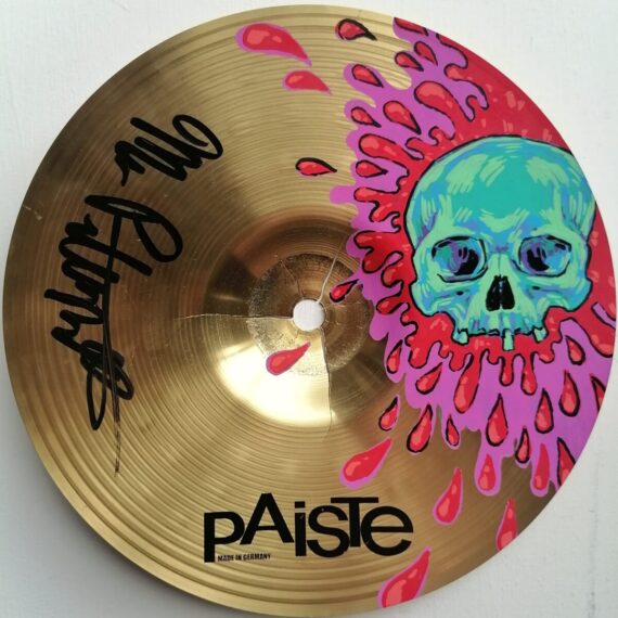 AUTOGRAPHED 10" SKULL SPLASH