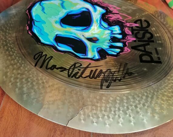 AUTOGRAPHED 18" PAISTE CHINA