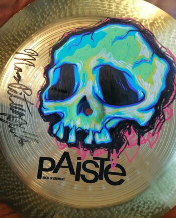 AUTOGRAPHED 18" PAISTE CHINA