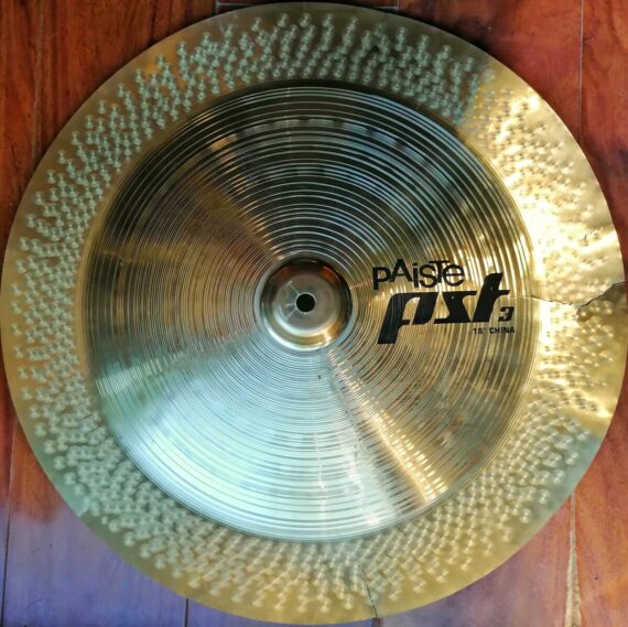 AUTOGRAPHED 18" PAISTE CHINA