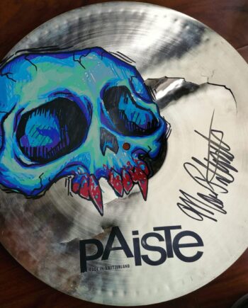 AUTOGRAPHED 18" PAISTE CRASH