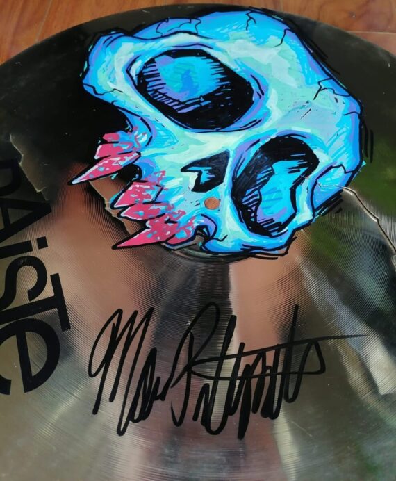 AUTOGRAPHED 18" PAISTE CRASH