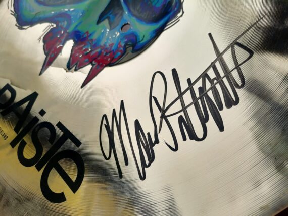 AUTOGRAPHED 18" PAISTE CRASH