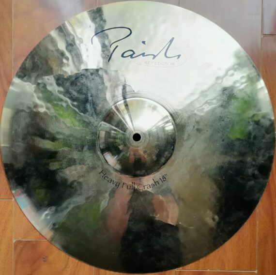 AUTOGRAPHED 18" PAISTE CRASH