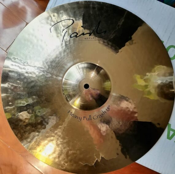 AUTOGRAPHED 18" PAISTE CRASH