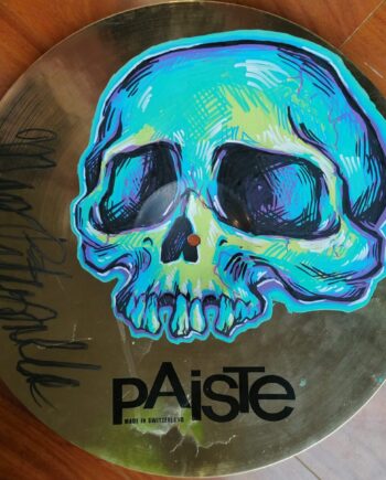 AUTOGRAPHED 18" PAISTE CRASH