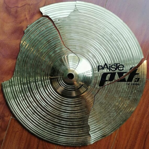 AUTOGRAPHED 14" CRASH