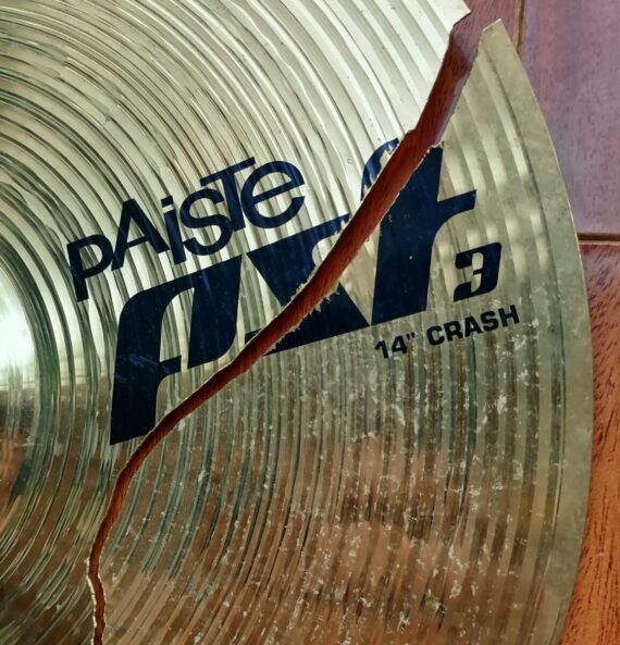 AUTOGRAPHED 14" CRASH