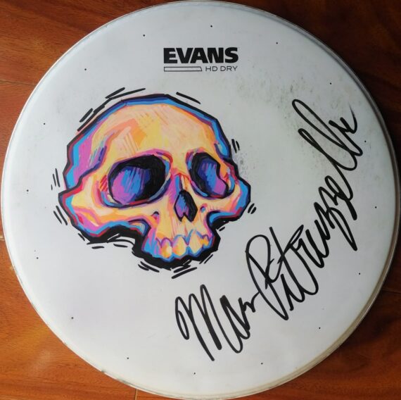 AUTOGRAPHED 13" SNARE DRUM HEAD