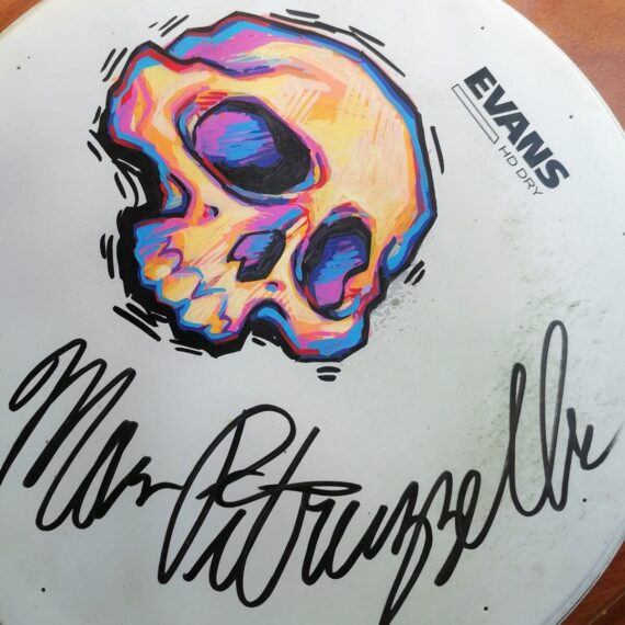 AUTOGRAPHED 13" SNARE DRUM HEAD