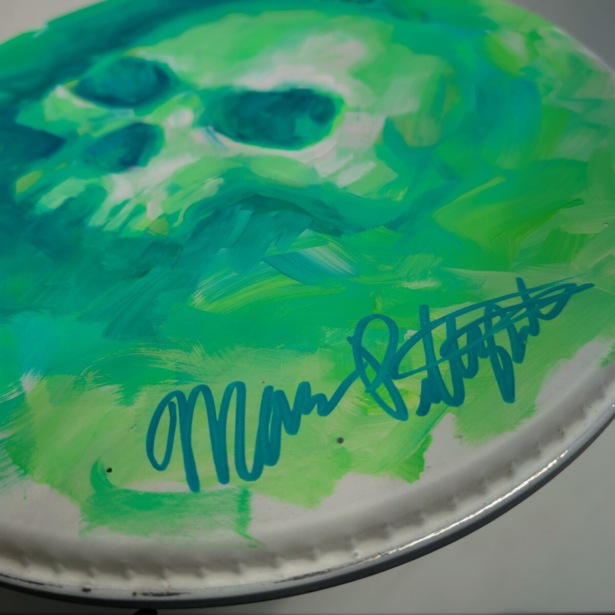 AUTOGRAPHED 13" SNARE DRUM HEAD