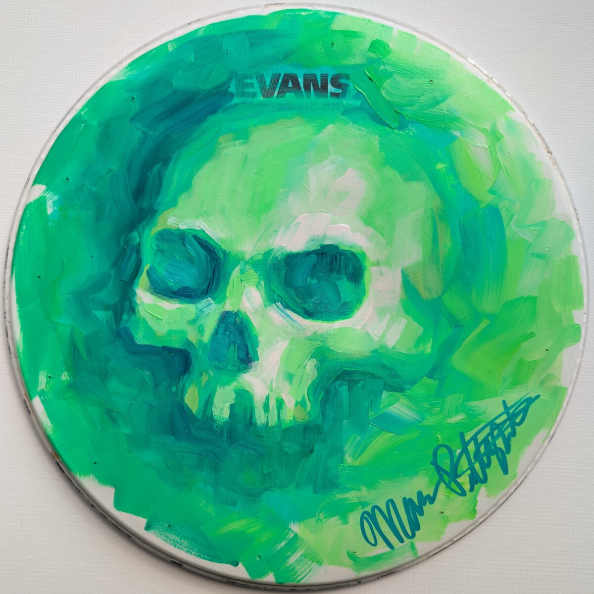 AUTOGRAPHED 13" SNARE DRUM HEAD