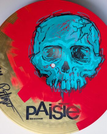 AUTOGRAPHED 16" PAISTE CYMBAL